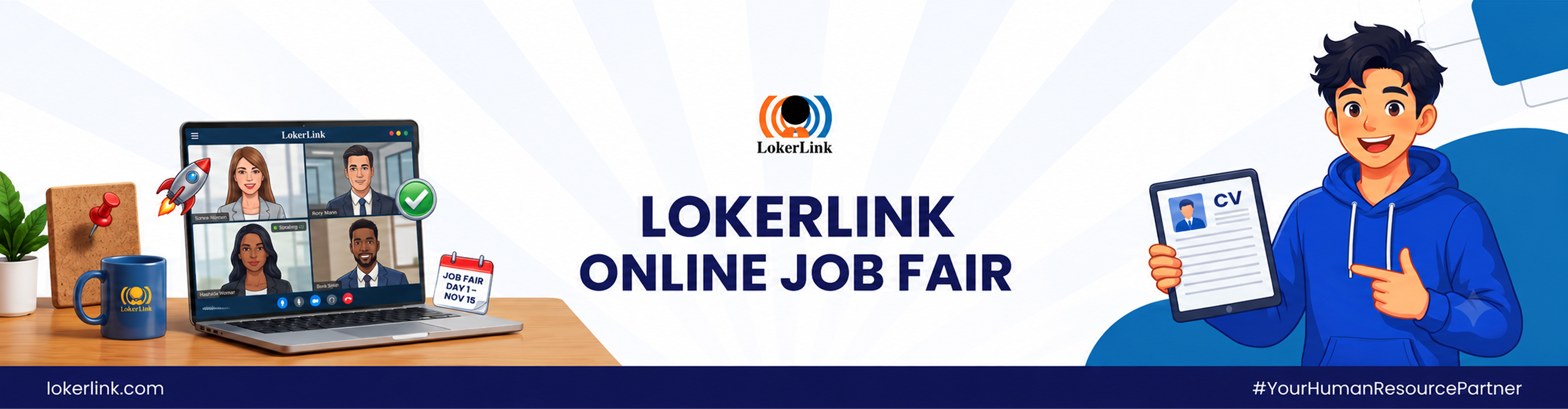 Online Job Fair Banner